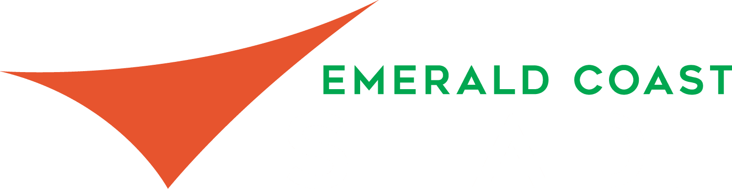 Emerald Coast Shade Logo Commercial Shade Sail System Company in Pensacola & Panama City Florida