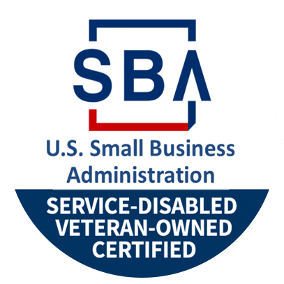 SBA Small Business Administration Veteran Owned logo for Emerald Coast Shade