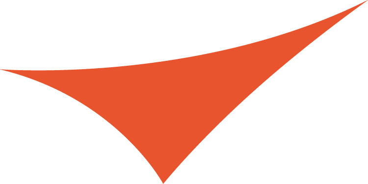 orange cartoon shade sail on Emerald Coast Shade website